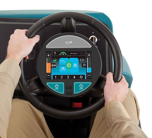 T20 Fregadora de suelo industrial de conductor sentado alt 3